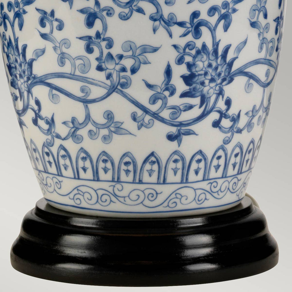 Tischleuchte Blue Ginger Jar (weiß) 1x - Elstead Lighting
