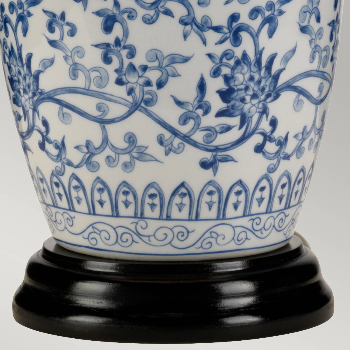 Tischleuchte Blue Ginger Jar (weiß) 1x - Elstead Lighting
