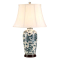 Tischleuchte Blue Traditional (weiß) 1x - Elstead Lighting