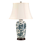 Tischleuchte Blue Traditional (weiß) 1x - Elstead Lighting