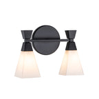 Bad-Wandleuchte Bowtie (schwarz) 2x - Elstead Lighting