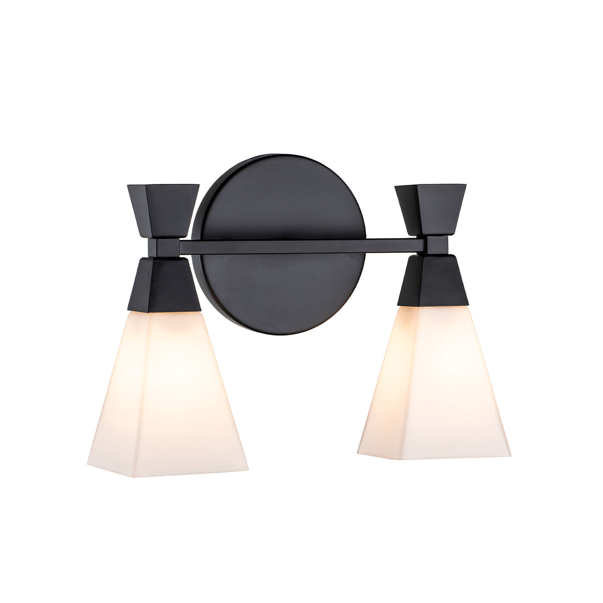 Bad-Wandleuchte Bowtie (schwarz) 2x - Elstead Lighting