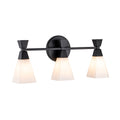 Bad-Wandleuchte Bowtie (schwarz) 3x - Elstead Lighting