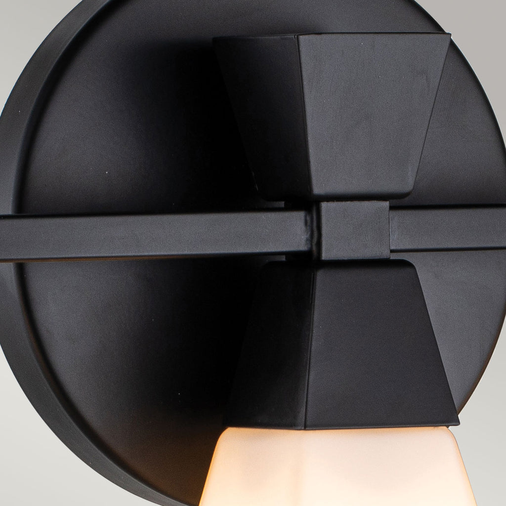 Bad-Wandleuchte Bowtie (schwarz) 3x - Elstead Lighting