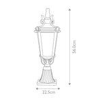 Außen-Sockelleuchte Baltimore (bronzefarben) 1x - Elstead Lighting