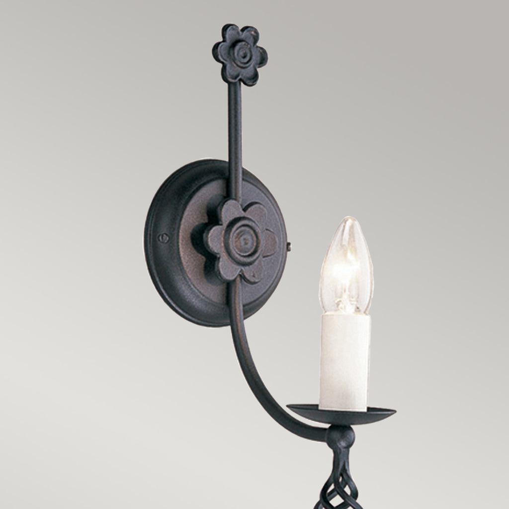 Wandleuchte Belfry (schwarz) 1x - Elstead Lighting