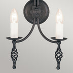 Wandleuchte Belfry (schwarz) 2x - Elstead Lighting