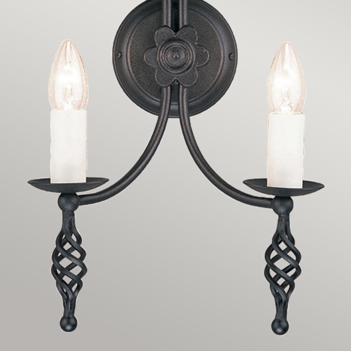 Wandleuchte Belfry (schwarz) 2x - Elstead Lighting