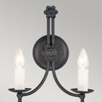Wandleuchte Belfry (schwarz) 2x - Elstead Lighting