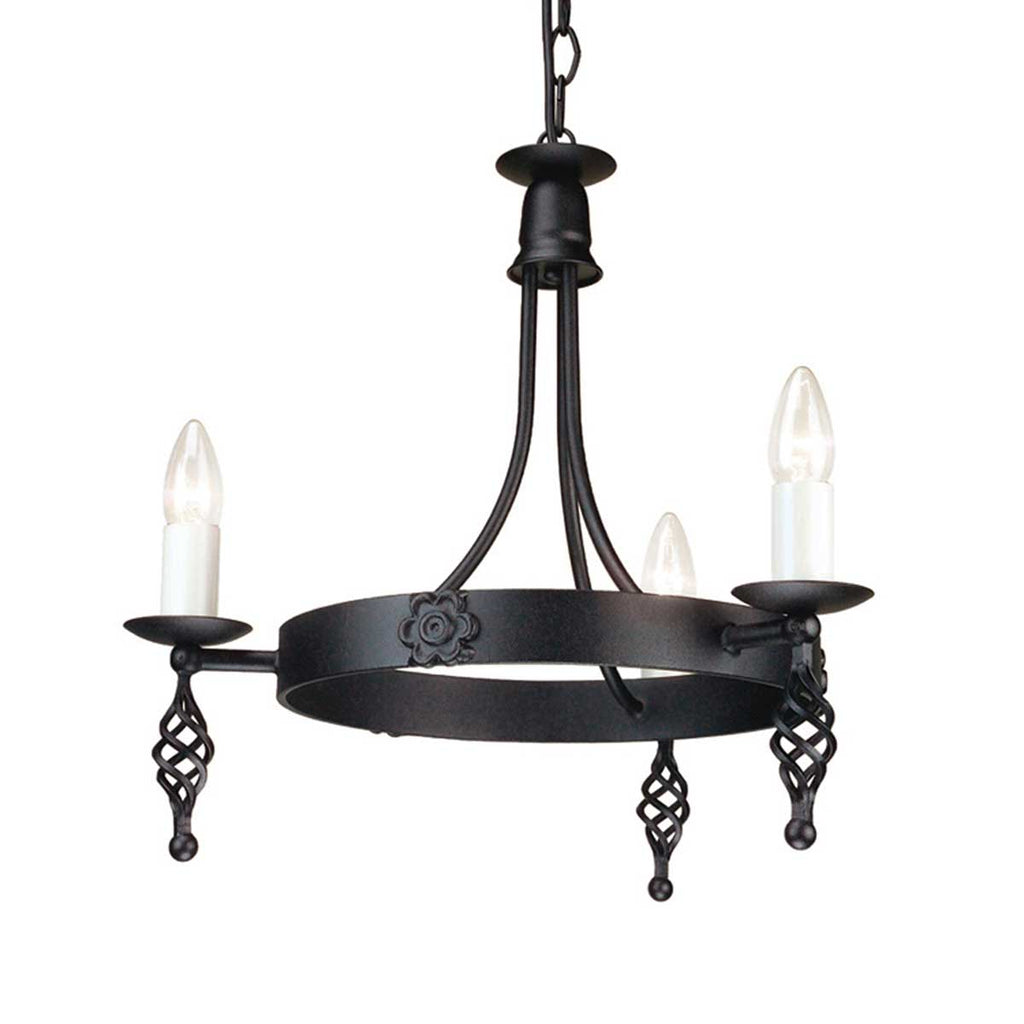 Pendelleuchte Belfry (schwarz) 3x - Elstead Lighting