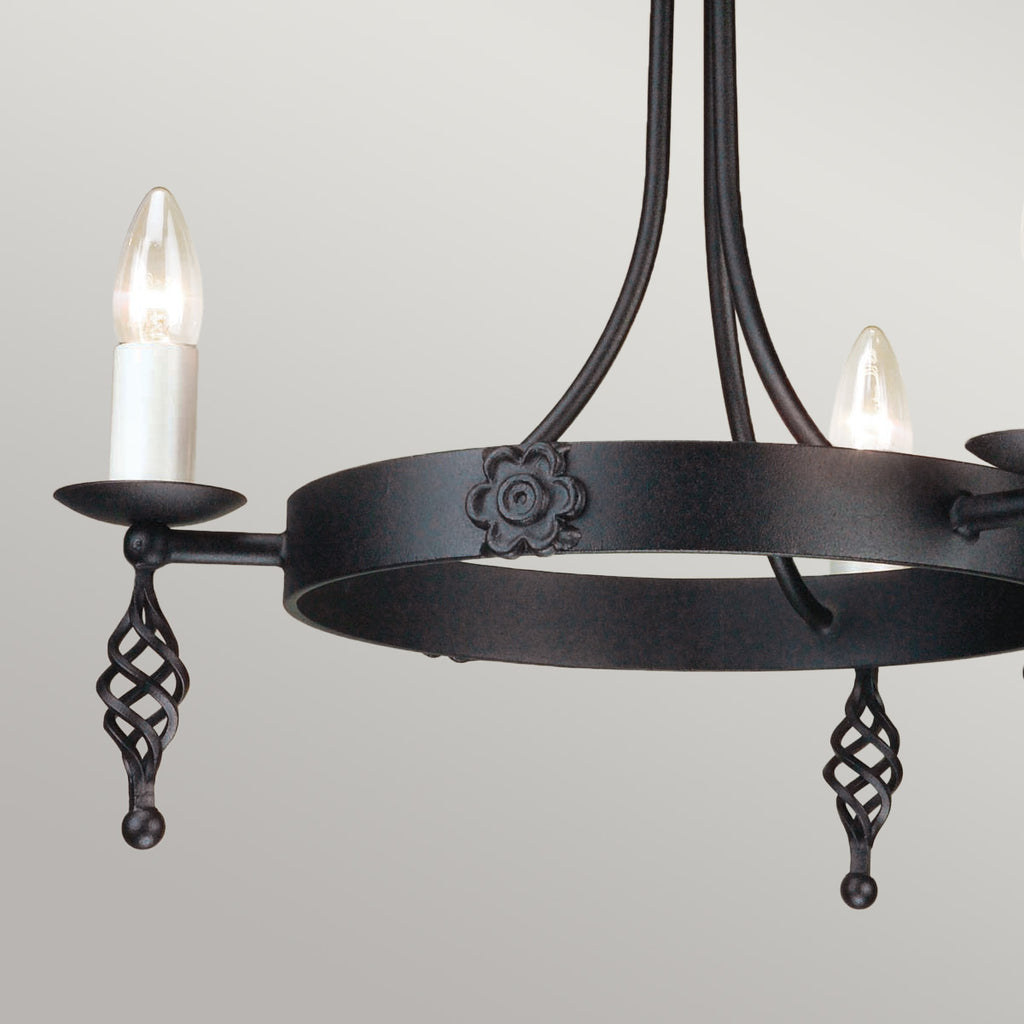 Pendelleuchte Belfry (schwarz) 3x - Elstead Lighting