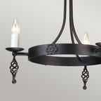 Pendelleuchte Belfry (schwarz) 3x - Elstead Lighting