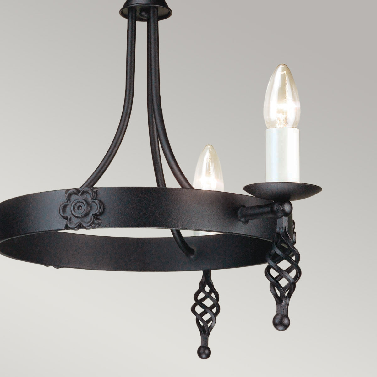 Pendelleuchte Belfry (schwarz) 3x - Elstead Lighting