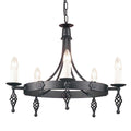 Pendelleuchte Belfry (schwarz) 5x - Elstead Lighting