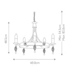 Pendelleuchte Belfry (schwarz) 5x - Elstead Lighting