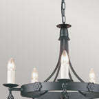 Pendelleuchte Belfry (schwarz) 5x - Elstead Lighting