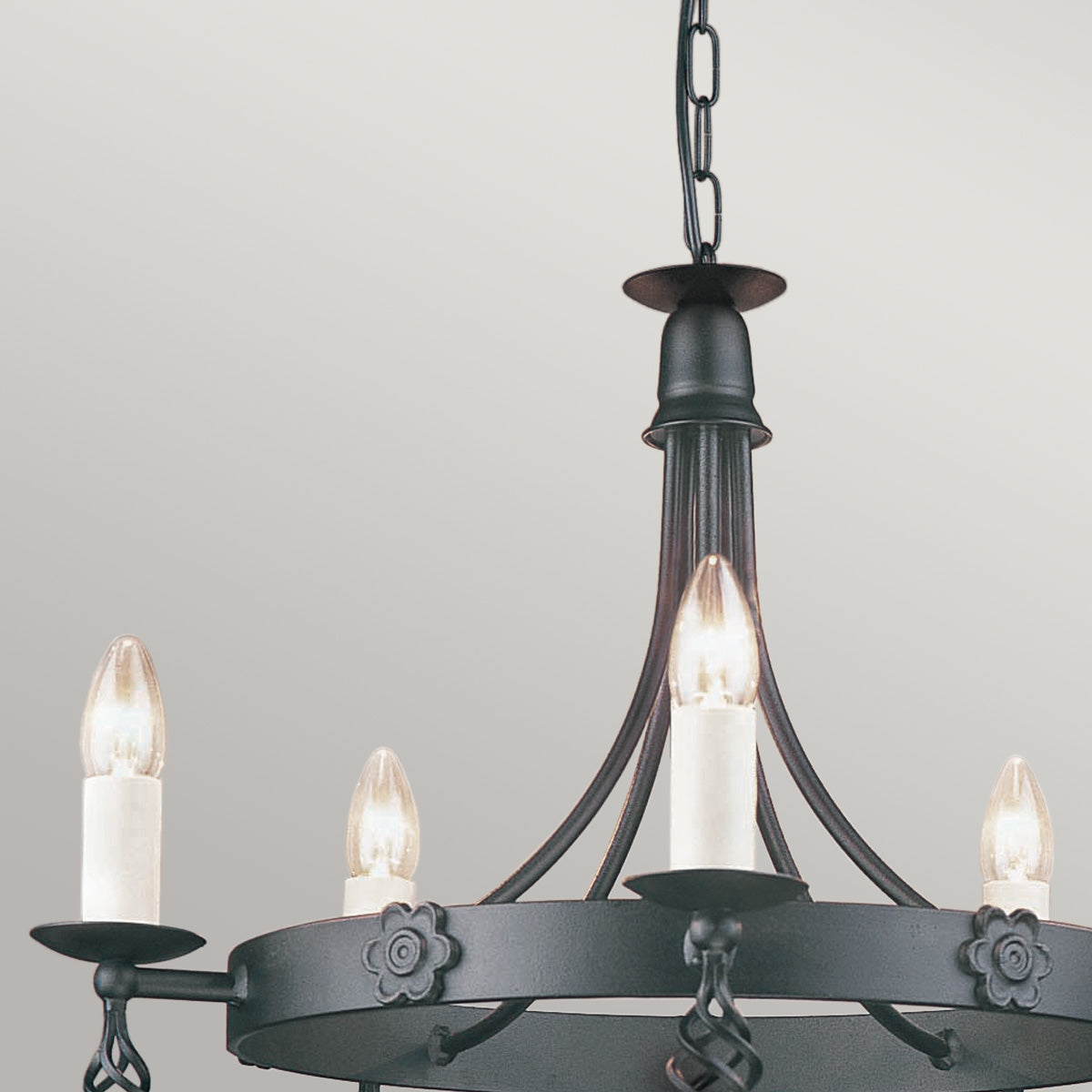 Pendelleuchte Belfry (schwarz) 5x - Elstead Lighting