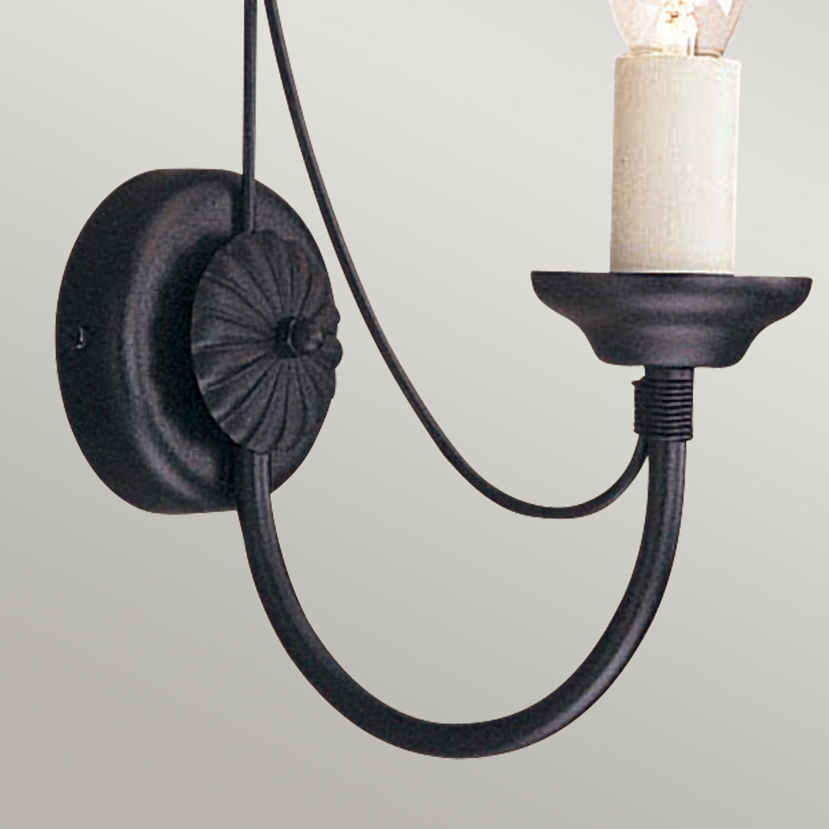 Wandleuchte Carisbrooke (schwarz) 1x - Elstead Lighting
