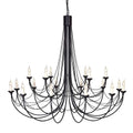 Pendelleuchte Carisbrooke (schwarz) 18x - Elstead Lighting