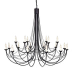 Pendelleuchte Carisbrooke (schwarz) 18x - Elstead Lighting
