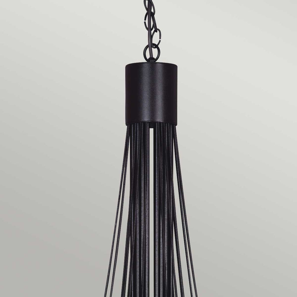 Pendelleuchte Carisbrooke (schwarz) 18x - Elstead Lighting