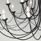 Pendelleuchte Carisbrooke (schwarz) 18x - Elstead Lighting