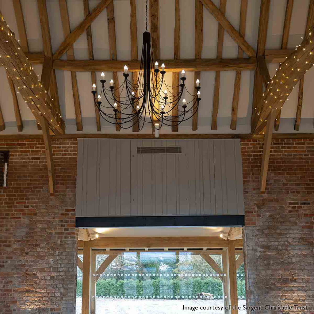 Pendelleuchte Carisbrooke (schwarz) 18x - Elstead Lighting