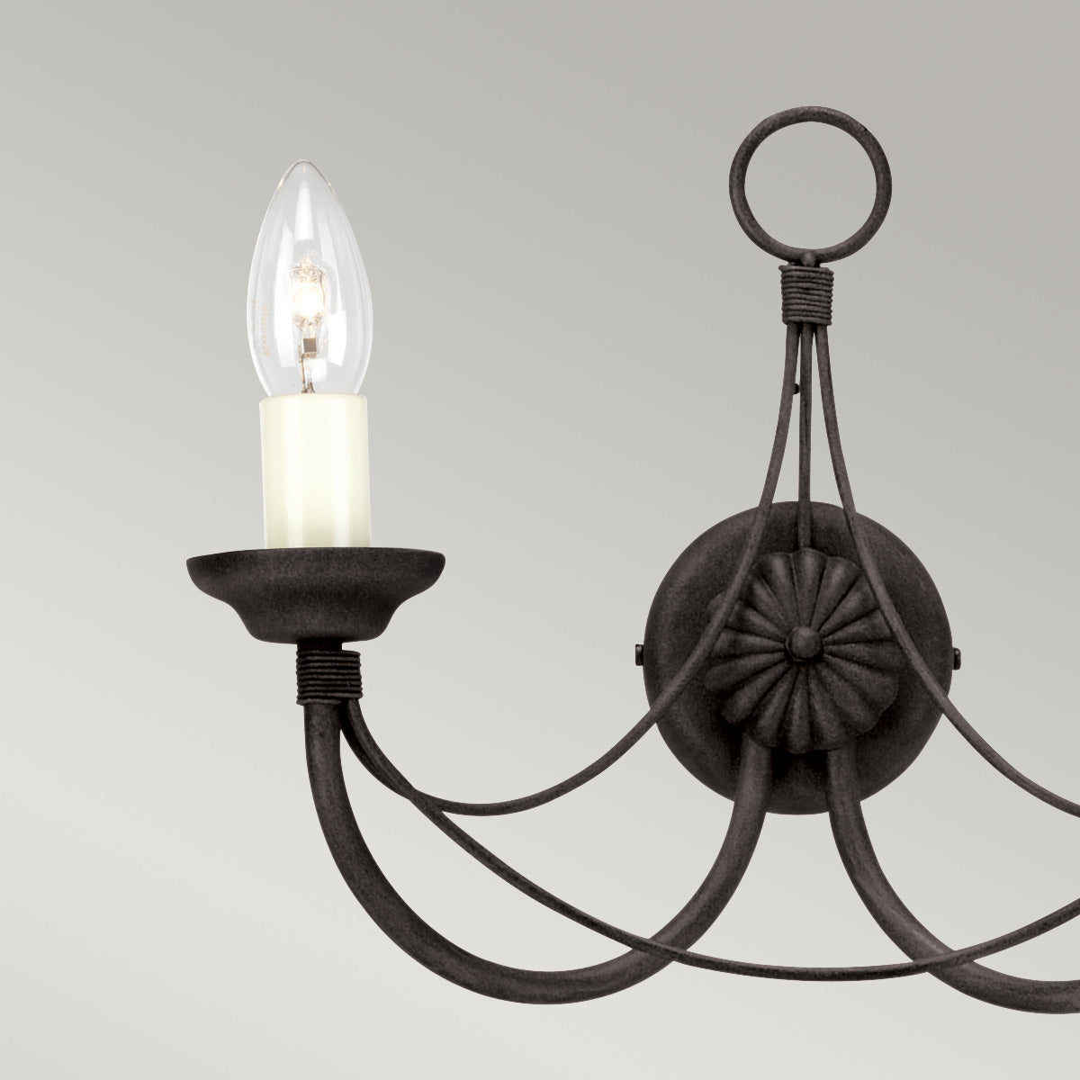 Wandleuchte Carisbrooke (schwarz) 2x - Elstead Lighting