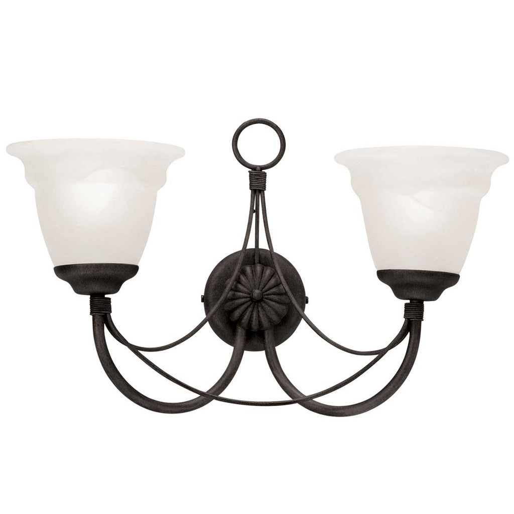 Wandleuchte Carisbrooke (schwarz) 2x - Elstead Lighting