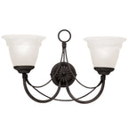 Wandleuchte Carisbrooke (schwarz) 2x - Elstead Lighting