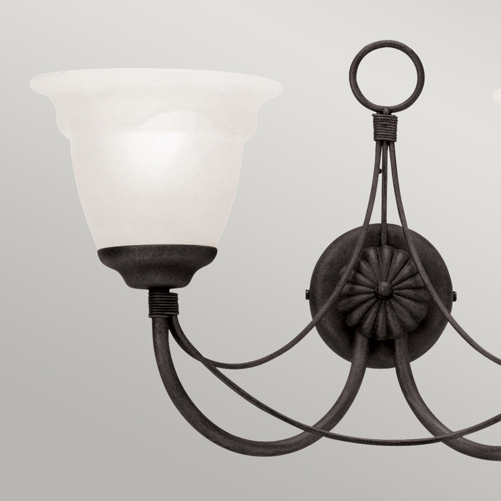 Wandleuchte Carisbrooke (schwarz) 2x - Elstead Lighting