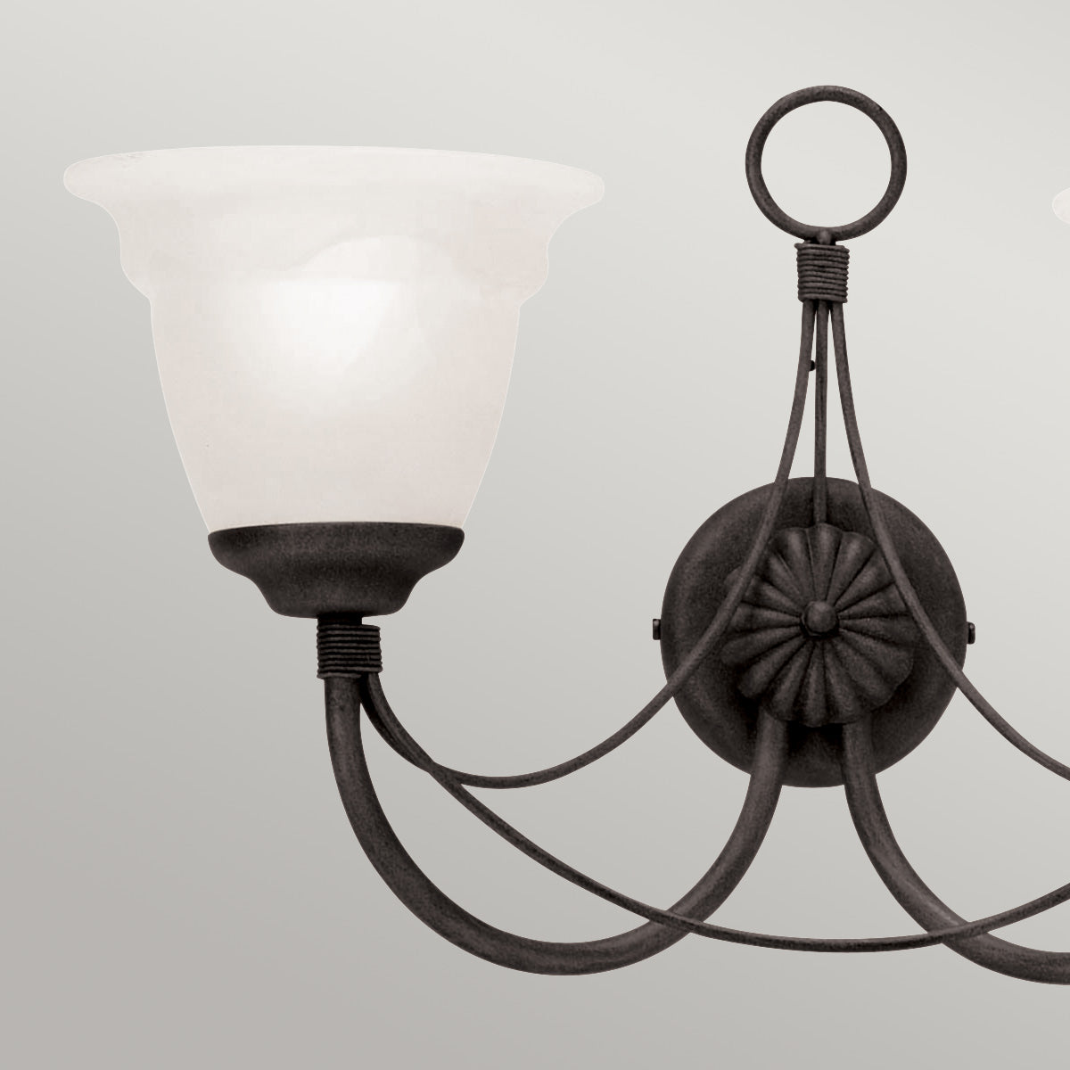 Wandleuchte Carisbrooke (schwarz) 2x - Elstead Lighting