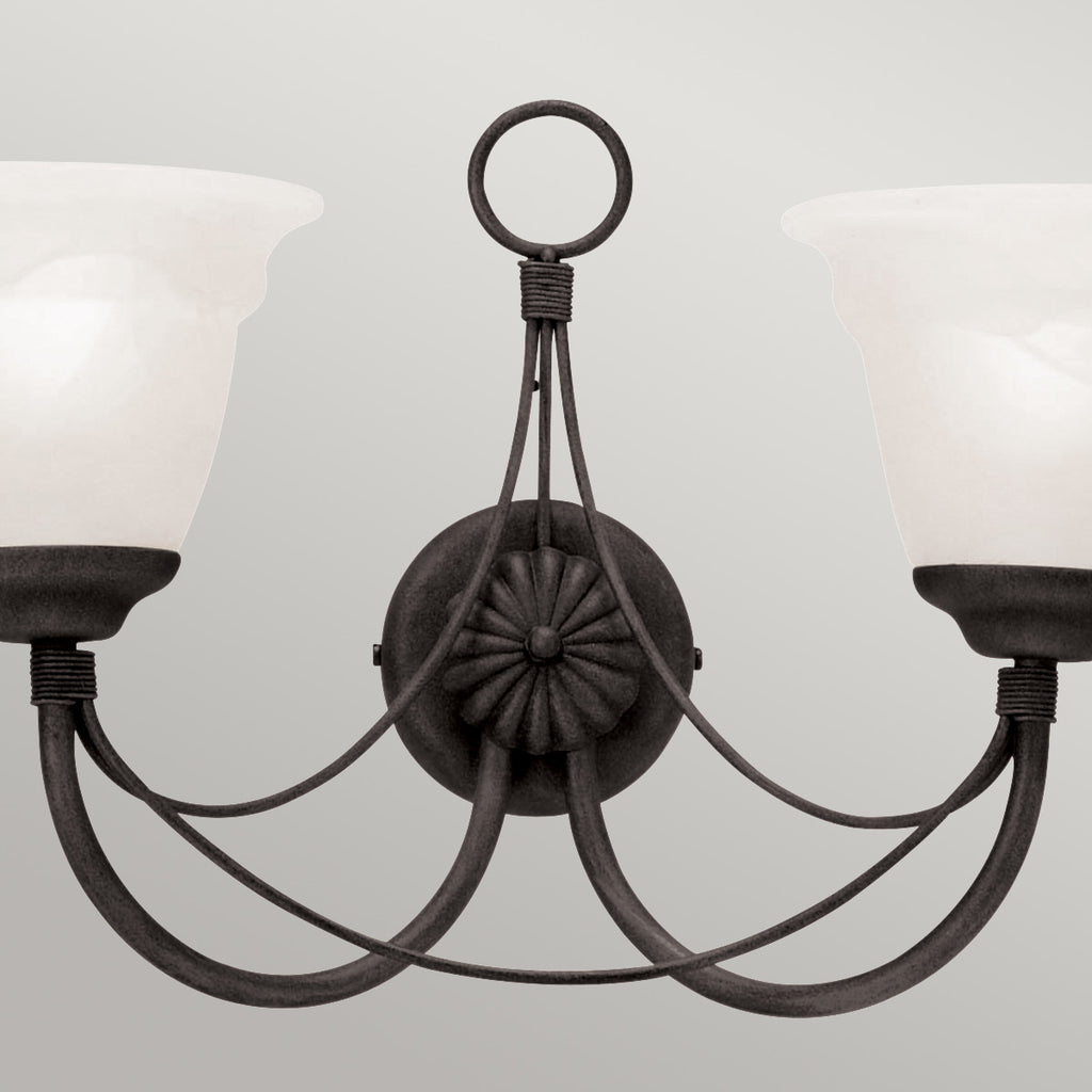 Wandleuchte Carisbrooke (schwarz) 2x - Elstead Lighting