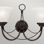 Wandleuchte Carisbrooke (schwarz) 2x - Elstead Lighting