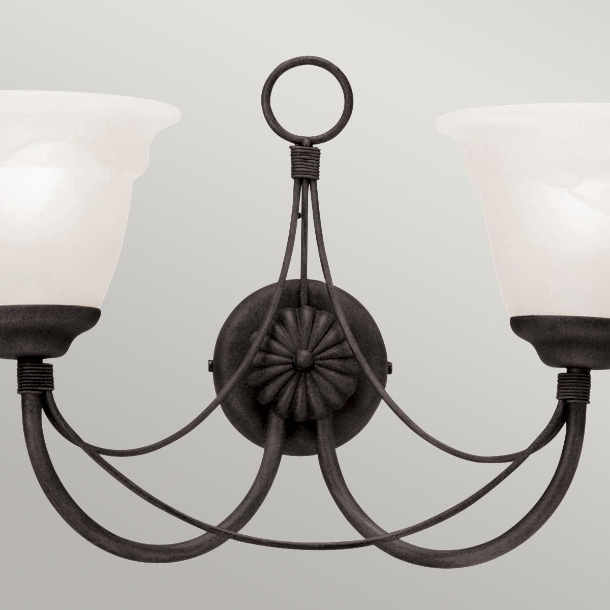 Wandleuchte Carisbrooke (schwarz) 2x - Elstead Lighting