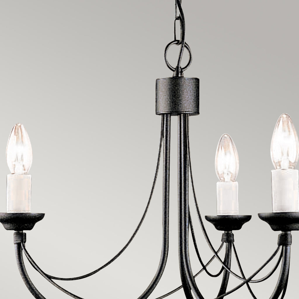 Pendelleuchte Carisbrooke (schwarz) 3x - Elstead Lighting