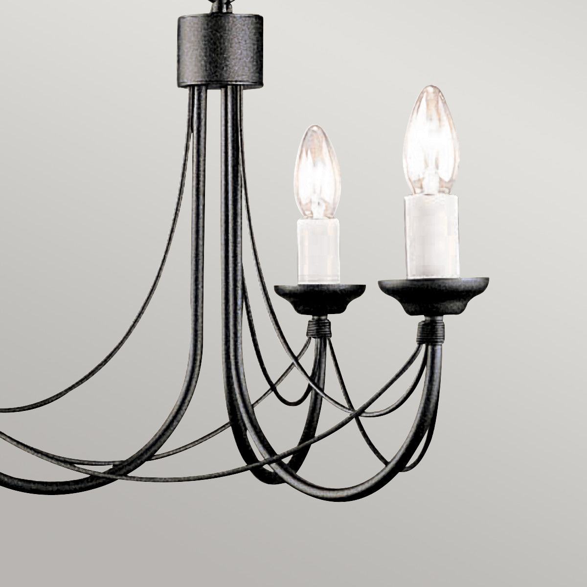 Pendelleuchte Carisbrooke (schwarz) 3x - Elstead Lighting