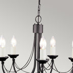 Pendelleuchte Carisbrooke (schwarz) 5x - Elstead Lighting