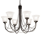 Pendelleuchte Carisbrooke (schwarz) 6x - Elstead Lighting