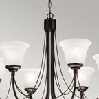 Pendelleuchte Carisbrooke (schwarz) 6x - Elstead Lighting