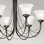 Pendelleuchte Carisbrooke (schwarz) 6x - Elstead Lighting