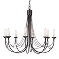 Pendelleuchte Carisbrooke (schwarz) 8x - Elstead Lighting