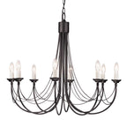 Pendelleuchte Carisbrooke (schwarz) 8x - Elstead Lighting