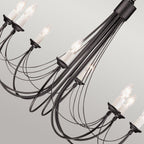 Pendelleuchte Carisbrooke (schwarz) 8x - Elstead Lighting