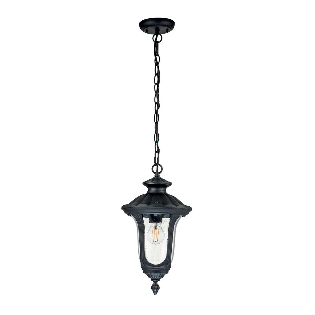 Außen-Pendelleuchte Chicago (schwarz) 1x - Elstead Lighting