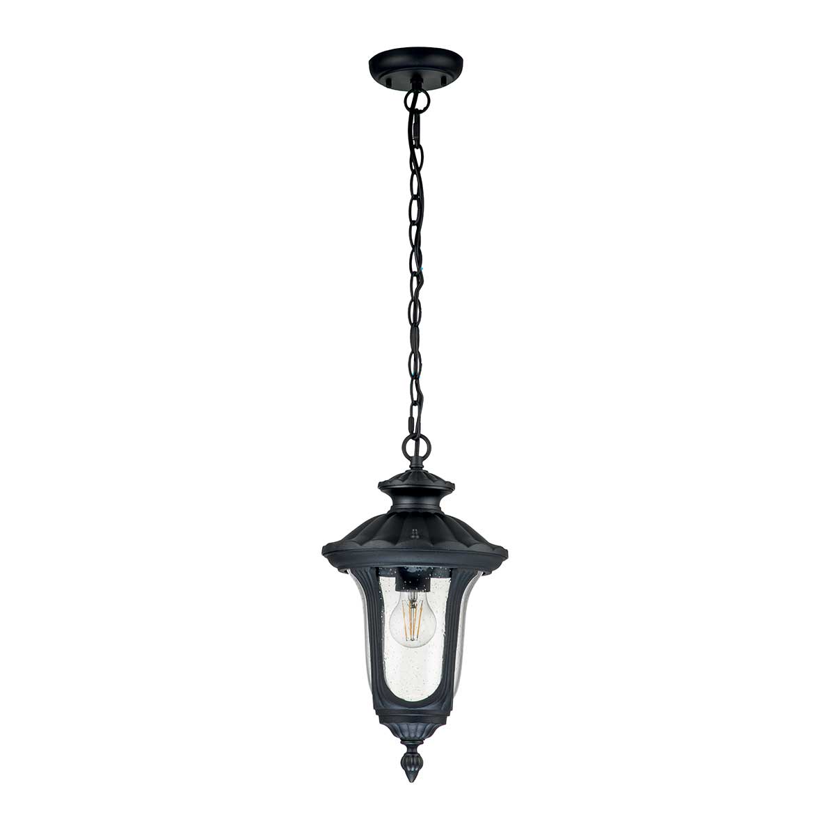 Außen-Pendelleuchte Chicago (schwarz) 1x - Elstead Lighting