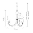 Pendelleuchte Chartwell (schwarz) 3x - Elstead Lighting