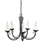 Pendelleuchte Chartwell (schwarz) 5x - Elstead Lighting