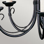 Pendelleuchte Chartwell (schwarz) 5x - Elstead Lighting