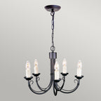 Pendelleuchte Chartwell (schwarz) 5x - Elstead Lighting